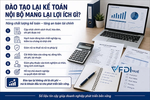 Đào tạo lại kế toán mang lại lợi ích gì