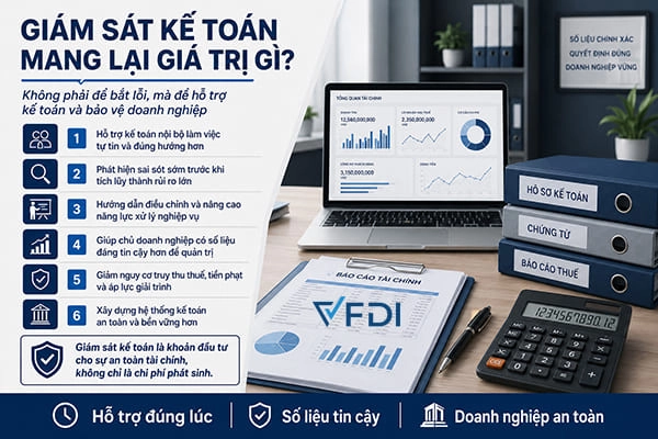 giám sát kế toán mang lại giá trị gì