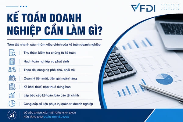 Kế toán doanh nghiệp cần làm gì?