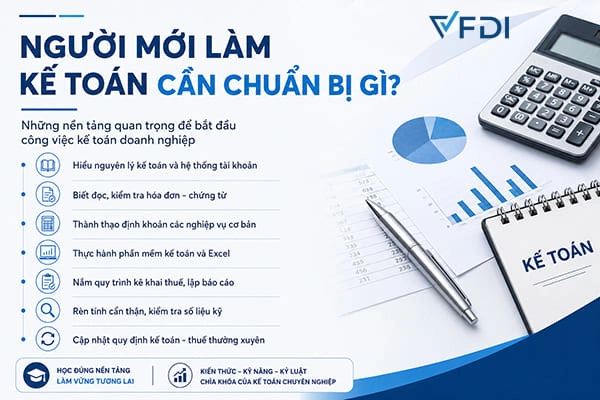 Người mới làm kế toán cần chuẩn bị gì?