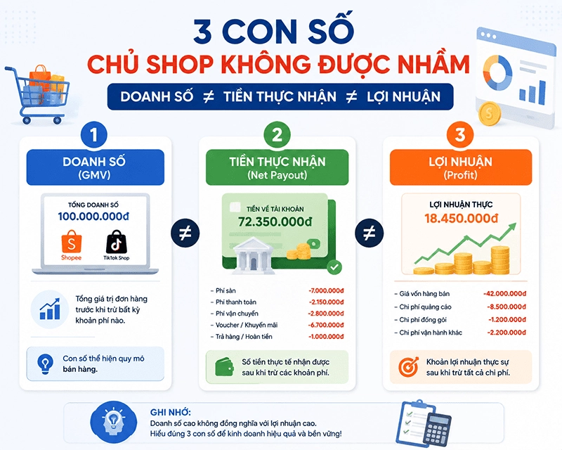 3 con số chủ shop không được nhầm 