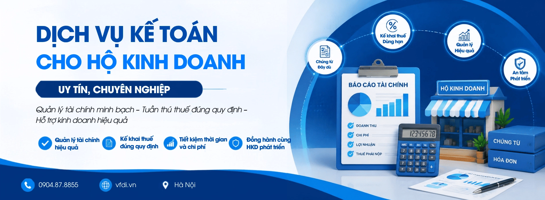 Banner dịch vụ kế toán cho hộ kinh doanh VFDI