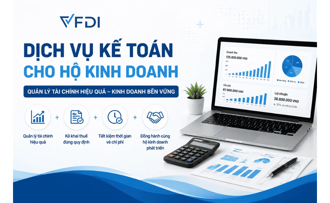 Dịch vụ kế toán cho hộ kinh doanh tại VFDI