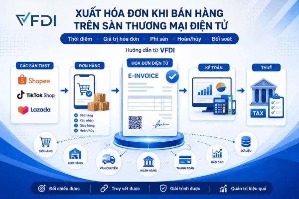 Xuất hóa đơn khi bán hàng trên sàn thương mại điện tử