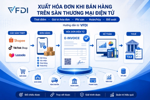 Xuất hóa đơn khi bán hàng trên sàn thương mại điện tử